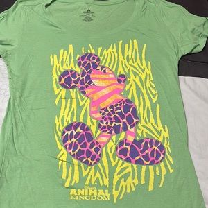 Disney Parks exclusive animal print Mickey tee